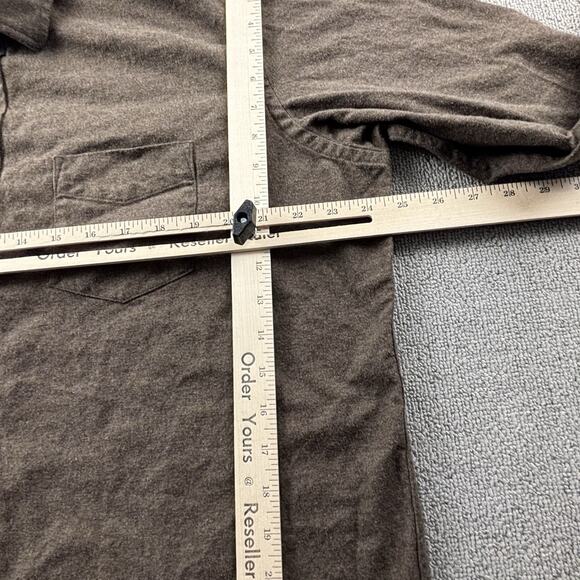 UNTUCKit Shirt Adult 2XL XXL Brown Button Up Long Sleeve Flannel Casual Men's - Picture 11 of 14